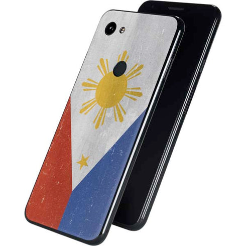 Philippines Flag Distressed Google Pixel 3a XL Skin